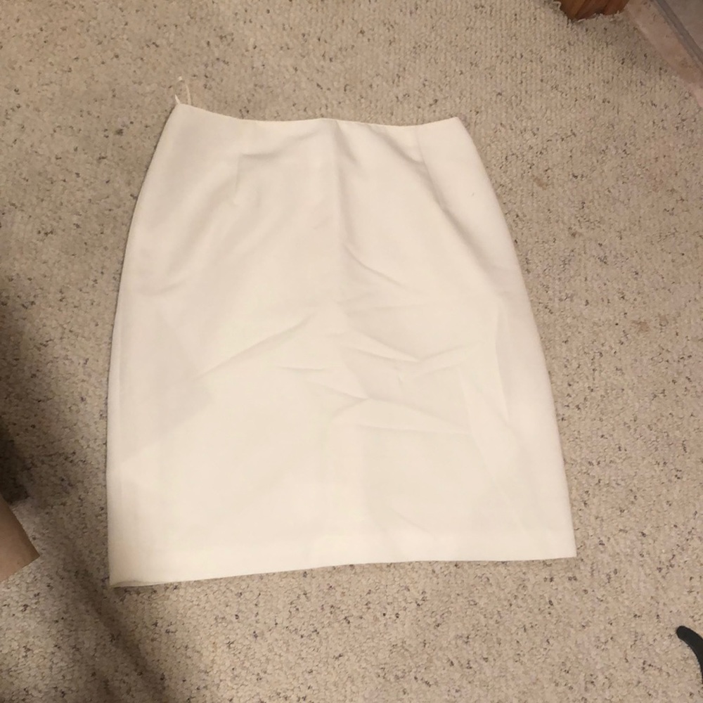 Cream pencil skirt size 8